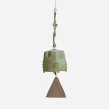 Windbell by Paolo Soleri, c. 1975, patinated bronze, copper, sold Feb 2024