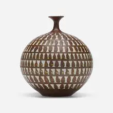 Raul Coronel, Vase, 1973, glazed earthenware