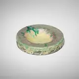 Glen Lukens, Low bowl, c. 1940, hand-built glazed earthenware