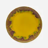 Glen Lukens, Plate, c. 1940, glazed earthenware