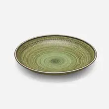 Charger by Harrison McIntosh, 1970, glazed stoneware, sold Feb 2024
