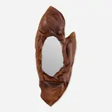 Emil Milan, Mirror, c. 1975, walnut