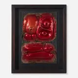 Jackson Woolley, Untitled (P346), c. 1965, enameled copper, brass wire