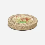 Glen Lukens, Low bowl, c. 1940, crackle-glazed earthenware