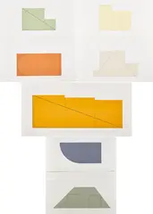 Multiple Panel Paintings by Robert Mangold, sold Nov 2017