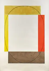 From Two Aquatints (Frames) by Robert Mangold, sold Nov 2017