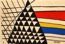 Many Triangles by Alexander Calder, sold Nov 2017