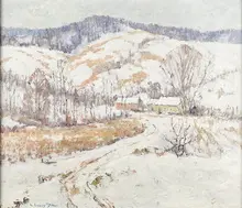 C. Curry Bohm, Untitled (Winter Landscape)
