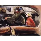 Reginald Grooms, Untitled (Looking Through the Windshield), c. 1940, oil on canvas