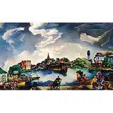 William Schwartz, Summer Resort in Michigan, c. 1940, oil on canvas