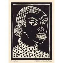 Kathleen Blackshear, Ruby Lee, 1937, linocut on paper