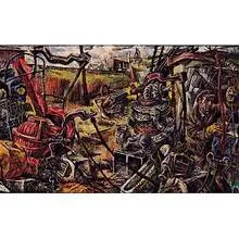 Jack K. Steele, The Search, c. 1948, oil on linen