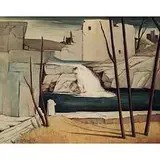 Paul Gray, Dialectical Forms, 1937, oil on canvas