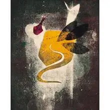 Harry Bertoia, Untitled (Monoprint), c. 1942, monoprint on paper