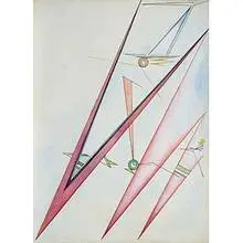 Mary Ryan, 3rd (Phase), 1940, watercolor on artist's board