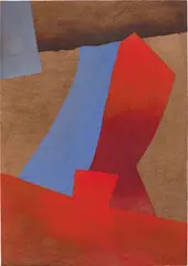 Ohne Titel by Fritz Winter, 1972, Öl auf Papier, sold Dec 2023