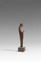 Emil Nolde, Prophet, 1913, Bronze mit braunroter Patina, auf Steinsockel montiert