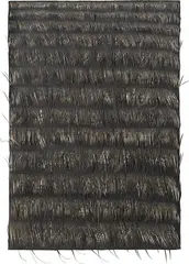 Georgia Russell, Dessin Noir I, 2011, Zerschnittene Partituren und Acryl im Acrylglasrahmen