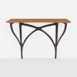 Ico Parisi, Wall-mounting console table, c. 1955, brazilian rosewood, ebonized walnut
