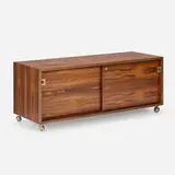 Bodil Kjær, Cabinet, 1959, rosewood, chrome-plated steel, aluminum
