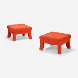 Elizabeth Garouste and Mattia Bonetti, Mars ottomans, pair