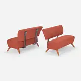 Jordan Mozer, Settees from Fred's restaurant at Barneys New York, pair