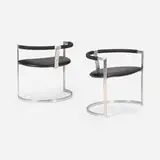 Preben Fabricius and Jørgen Kastholm, Sculpture chairs, pair