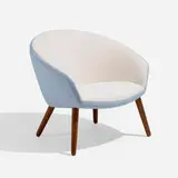 Nanna Ditzel, Lounge chair, 1953, upholstery, oak