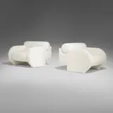 Vladimir Kagan, Lounge chairs, pair