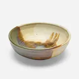 Bowl by Toshiko Takaezu, c. 2003, glazed porcelain, sold Nov 2023