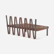 Mel Bogart, Fire grate, c. 1955, wrought iron