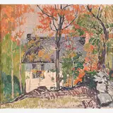 Ernest D. Roth, Untitled (House in Landscape)