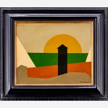 George Ault, City Sunset