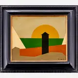 George Ault, City Sunset