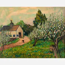 Untitled (Spring Time by Hayley Lever, Australia/USA, sold Nov 2017