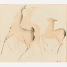 Untitled (Deer) by Luigi Rist, sold Nov 2017
