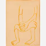 Ben Shahn, Untitled (Distressed Figure)
