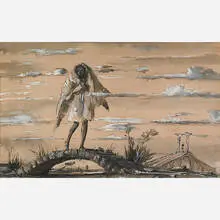 Untitled by Eugene Berman, sold Nov 2017