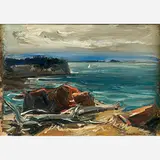 John Fulton Folinsbee, Sloop off the Point