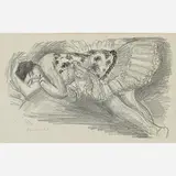 Danseuse endormie au divan from Dix danseuses by Henri Matisse, France, sold Nov 2017