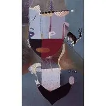 Untitled by George Franklin, 1938, oil on canvas, sold Dec 2000