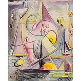 Charles Sahwel, Untitled, 1949, gouache and watercolor on paper