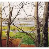 Earl T. Donelson, Through the Trees, 1937, oil on canvas