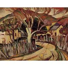 Edith Longstreth Wood, Dead Tree, c. 1940, oil on artist board