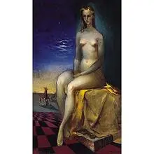 Ruth Ray, Untitled (Surreal Nude), 1942, oil on canvas
