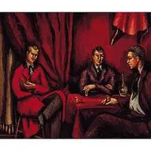 Frances Strain, Conversation, 1929, oil on canvas on board