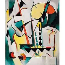 Ida Carmichael, North Country, c. 1945, oil on artist board