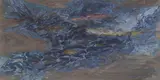 Hann Trier, Segeln II, 1963, Öl auf Leinwand