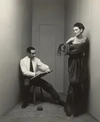 Irving Penn, René Bouché und Elise Daniels, New York, 1947, Vintage. Silbergelatineabzug