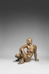 Kleine Schauende by Fritz Klimsch, 1936, Bronze mit brauner Patina, sold Nov 2025